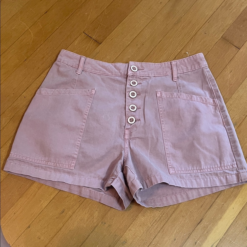 Pistola High Waist Mauve Shorts